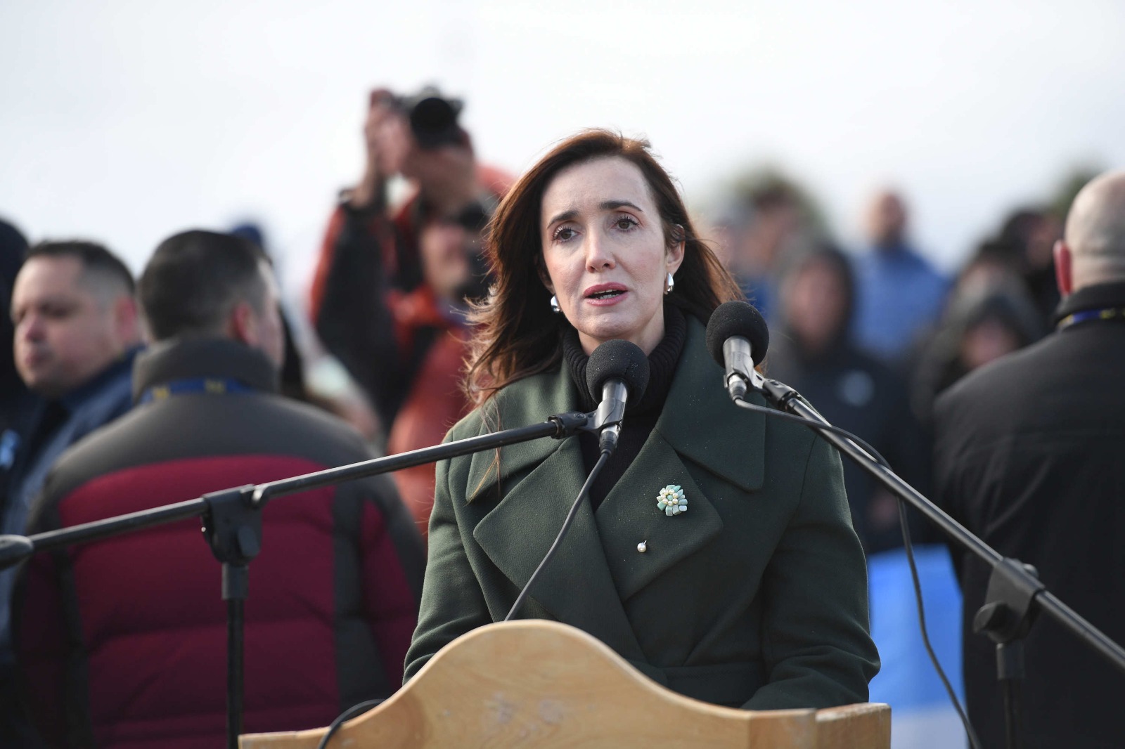 Victoria Villarruel encabeza un homenaje a la fuerza terrestre con un fuerte sentido patriótico en el Senado