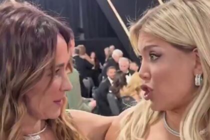 El divertido encuentro entre Wanda Nara y Vero Lozano en la alfombra roja de los premios de la televisión