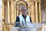 Jorge García Cuerva durante la homilía en la que García Cuerva reclamó el fin de la grieta.