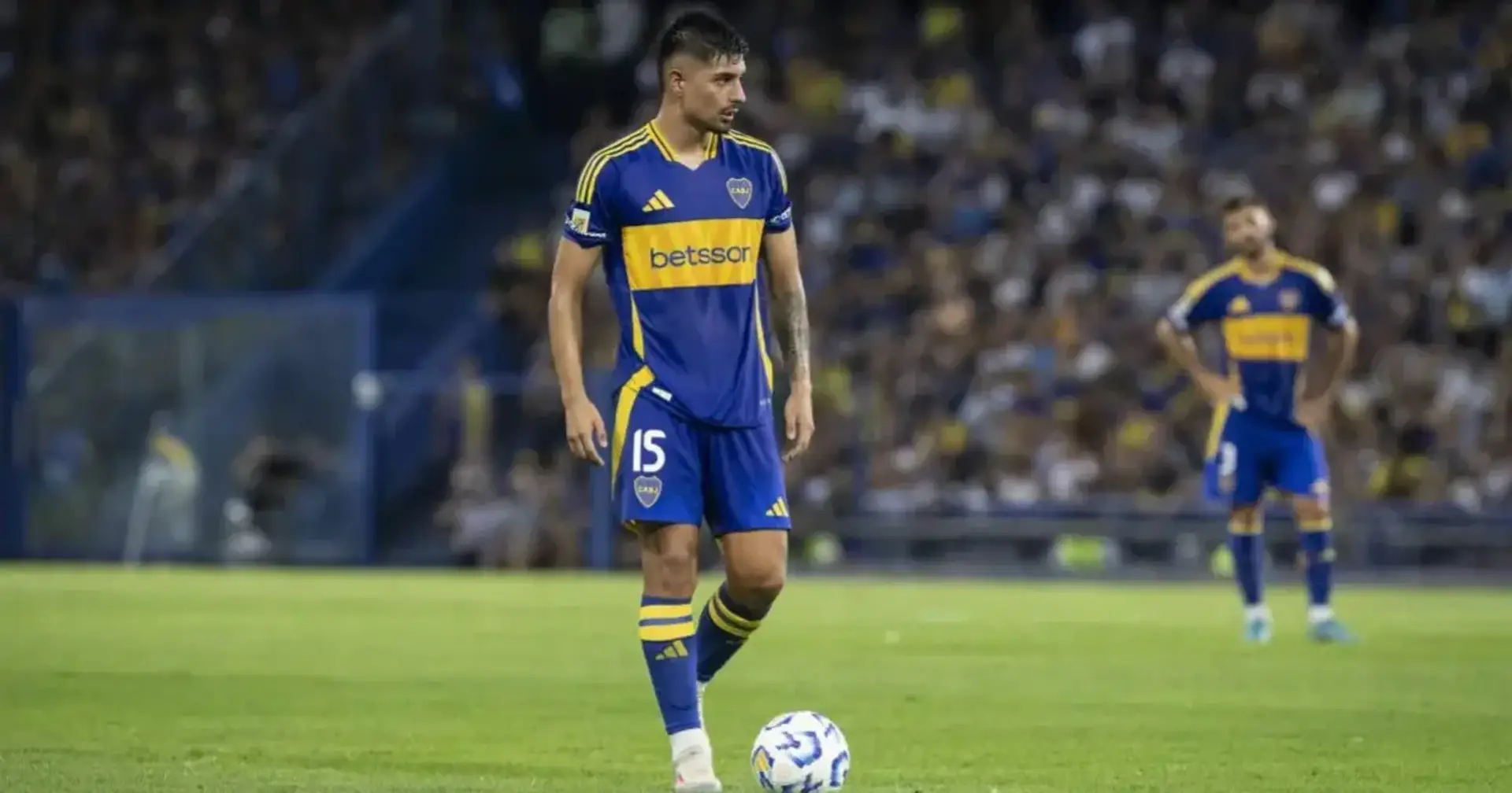 Futbolistas de Boca Juniors lamentando el resultado tras quedar eliminado de la Copa Libertadores en La Bombonera