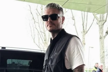 Ingreso al barrio Nordelta donde se pautó el reencuentro tras el arribo de Mauro Icardi