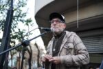 El padre Paco Olveira durante el cierre de la jornada ecuménica donde lanzó fuertes críticas contra el rumbo económico