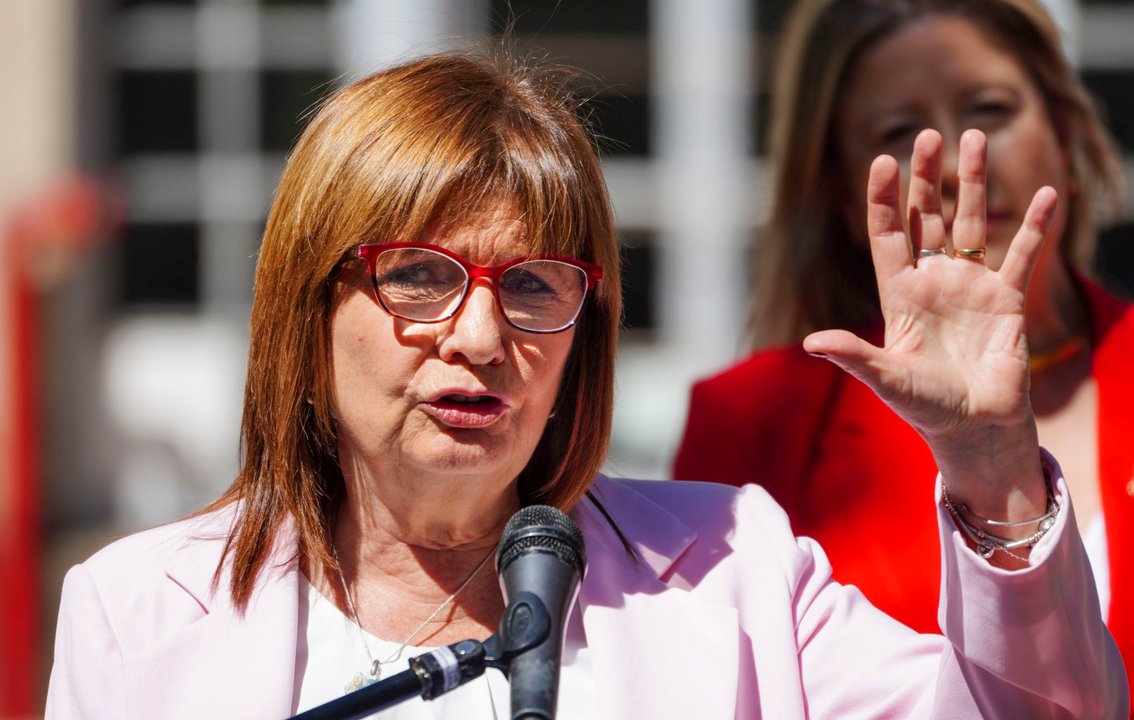 La senadora Patricia Bullrich descarta una ruptura dentro de La Libertad Avanza al ingresar al Congreso Nacional