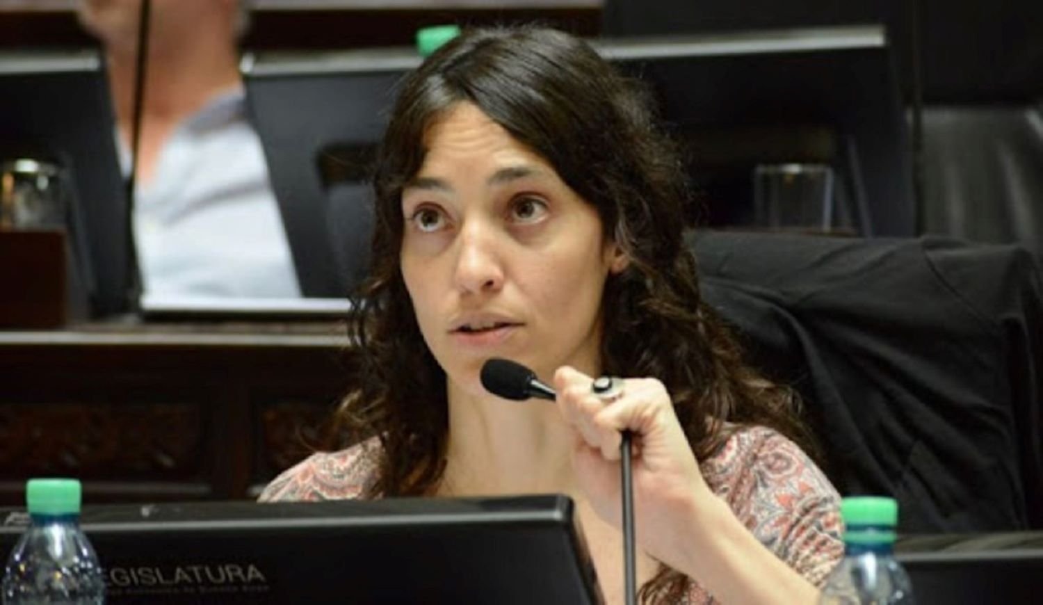 Operativo en las puertas del palacio parlamentario donde se impidió el velatorio del Indio Solari