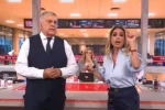 Luis Ventura y Marina Calabró en la primera emisión de PrimiciasYa donde el periodista apuntó contra Karina Mazzocco