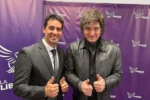 Javier Milei durante la entrevista donde aclaró dólar 1800 en La Rural