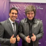 Javier Milei durante la entrevista donde aclaró dólar 1800 en La Rural