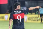 David Romero refuerzo de Boca durante un partido con Tigre en el fútbol argentino.