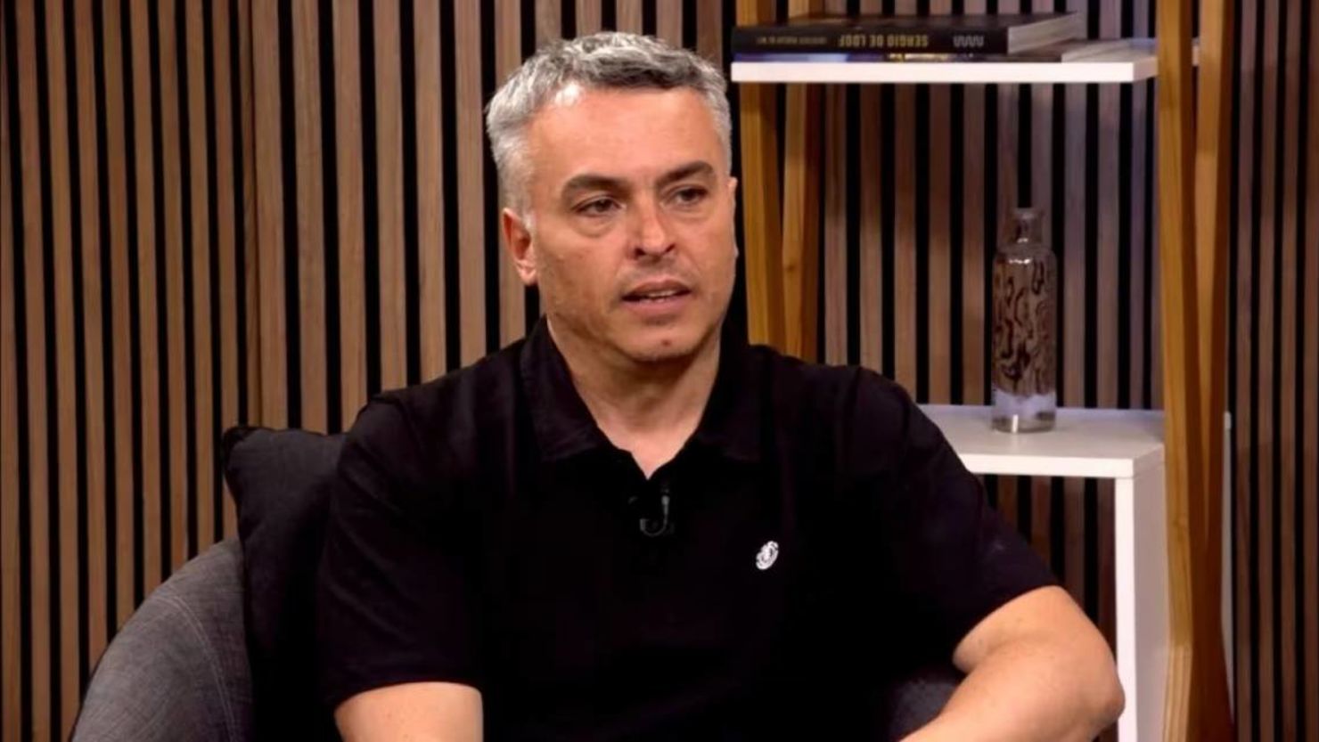 Esteban Paulón durante una entrevista sobre críticas a Inocencia Fiscal II