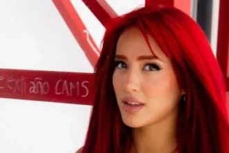 Flor Vigna durante una entrevista en la que habló sobre Luciano Castro y el final de su relación