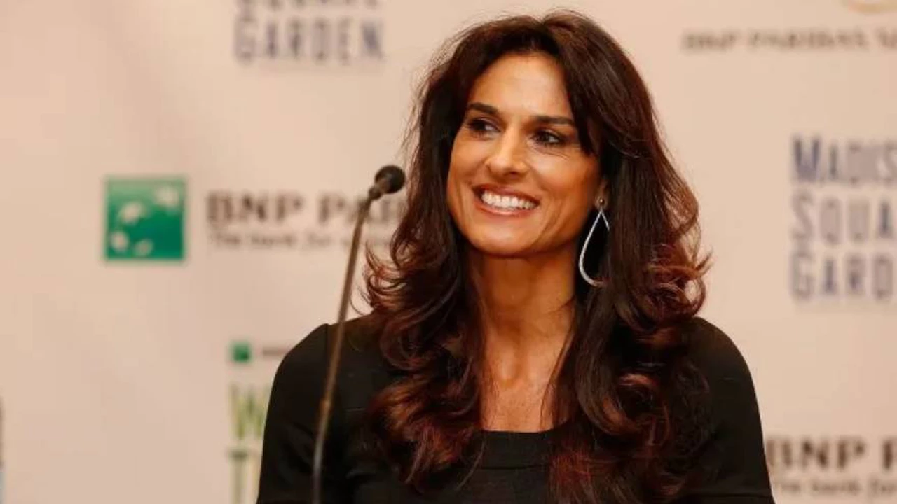 Catherine Fulop habla sobre Gabriela Sabatini durante una entrevista televisiva