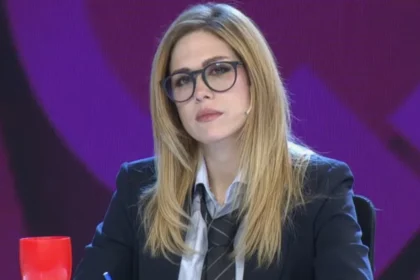 Lilia Lemoine durante una entrevista en la que habló sobre la campaña contra Argentina.