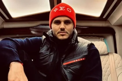 Mauro Icardi durante un evento deportivo tras difundirse el audio filtrado Mauro Icardi sobre la disputa con Wanda Nara.