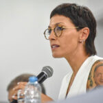 Mayra Mendoza cuestiona la visita de Kristalina Georgieva durante una publicación en redes sociales