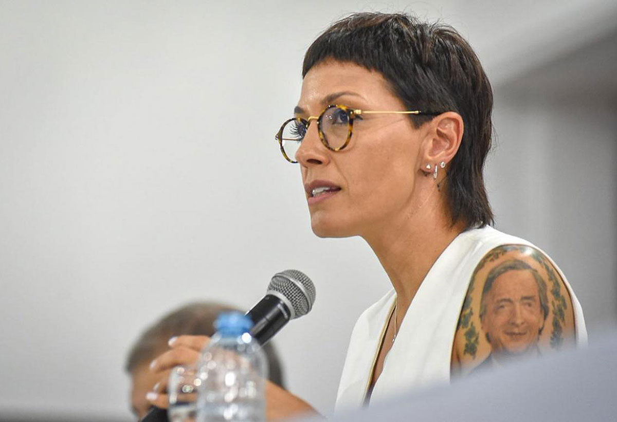 Mayra Mendoza cuestiona la visita de Kristalina Georgieva durante una publicación en redes sociales