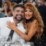 Flor Vigna durante una entrevista en la que Flor Vigna habló de la infidelidad de Luciano Castro.