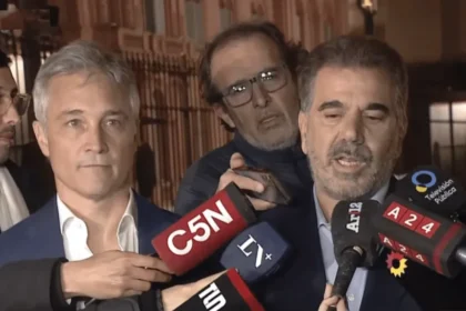 PRO y La Libertad Avanza durante la reunión política en la Casa Rosada
