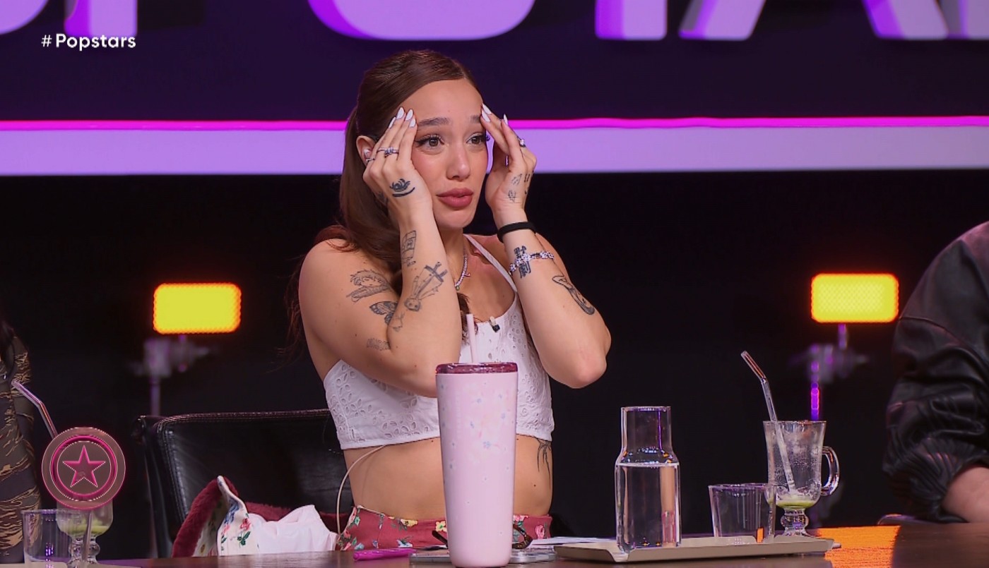 Divismo de Ángela Torres durante las grabaciones de Popstars
