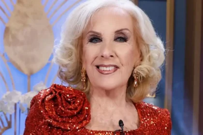 Mirtha Legrand y Chiche Gelblung durante su histórica pelea y reconciliación televisiva