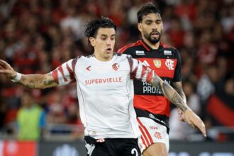 Estudiantes final de Copa Libertadores 2026: Fernando Muslera ataja penales ante Flamengo y celebra la clasificación del Pincha.